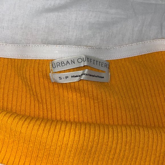 Urban Outfitters Yellow Ribbed Tube Top - Picture 3 of 4